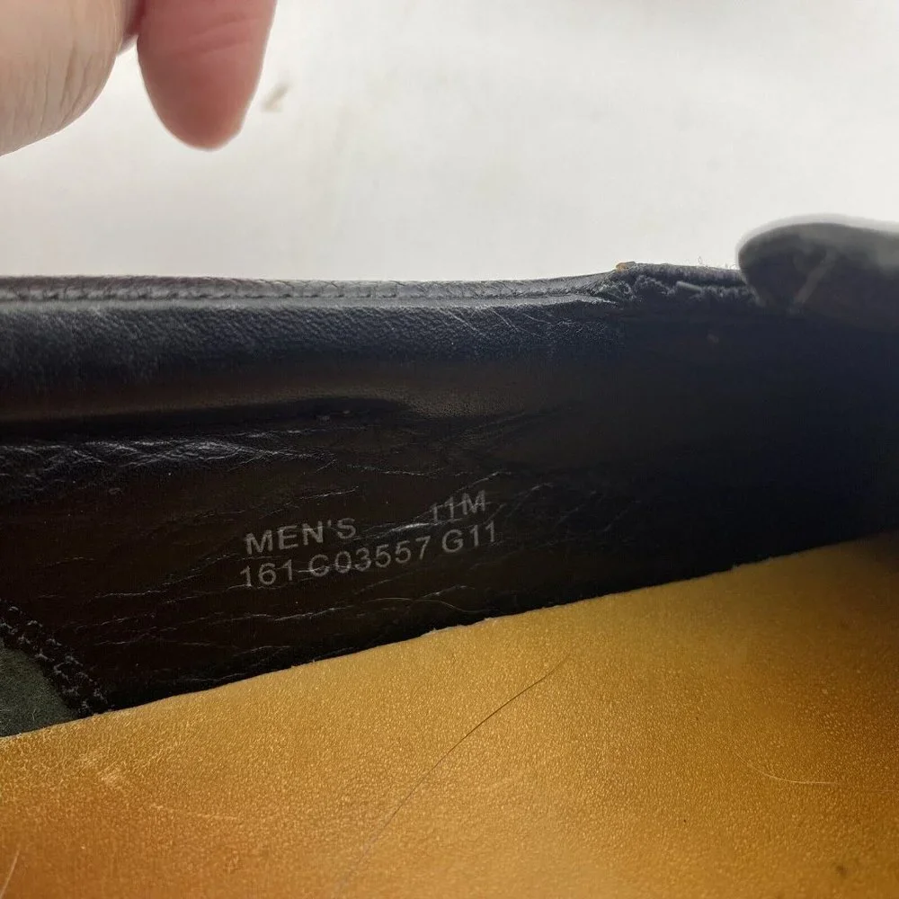 Cole Haan Shoes Mens Loafers 11 M Leather Tucker Venetian Slip On C03557 Black‎